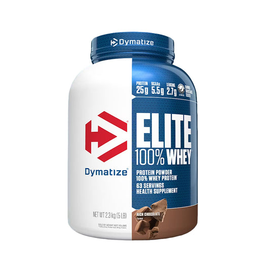 Dymatize Elite 100% Whey Protein | 25g Protein, 5.5g BCAAs, Fast Absorption | Muscle Growth & Recovery (2.3kg / 5lb)