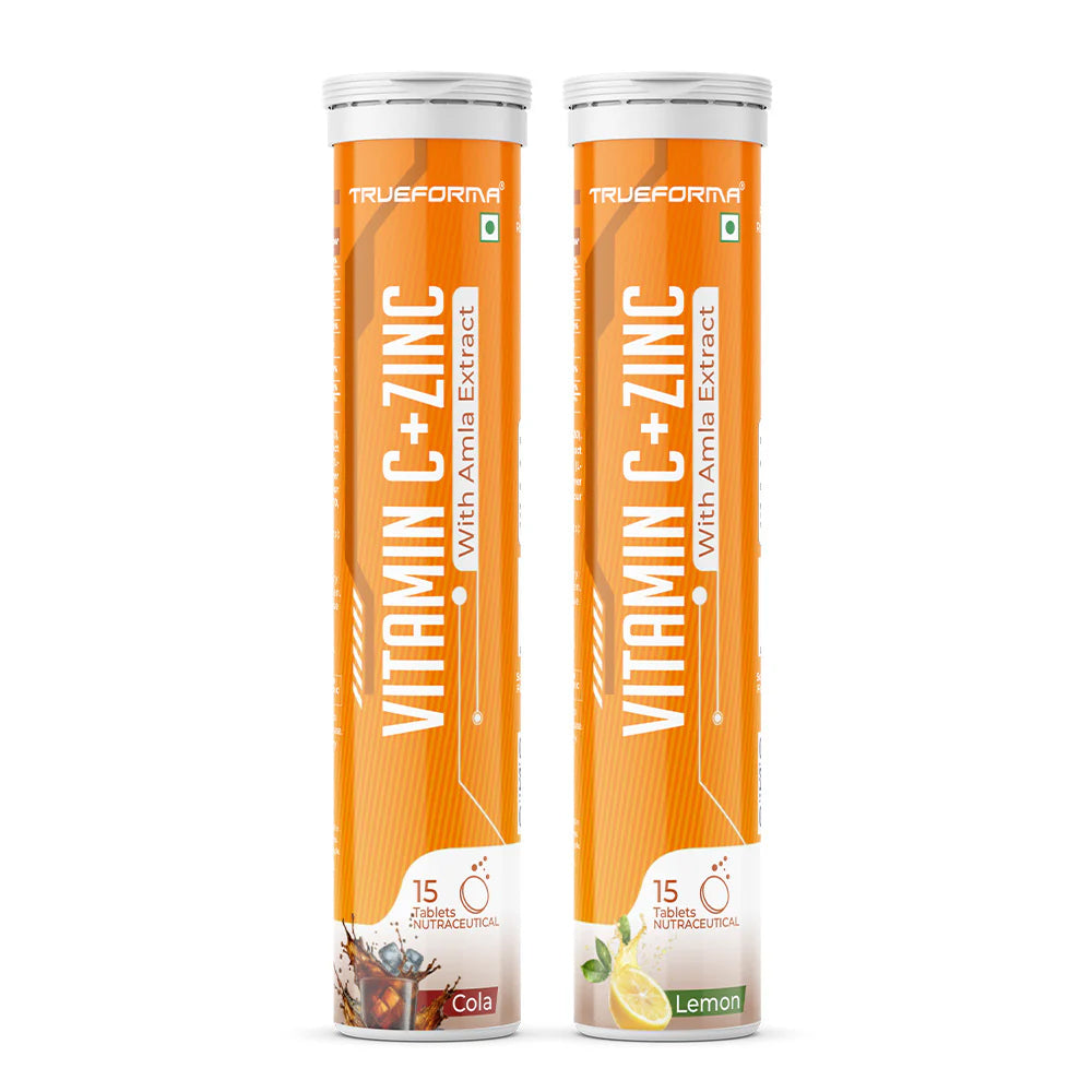 Trueforma® Vitamin C & amp; Zinc with Amla Extract | Effervescent Tablets