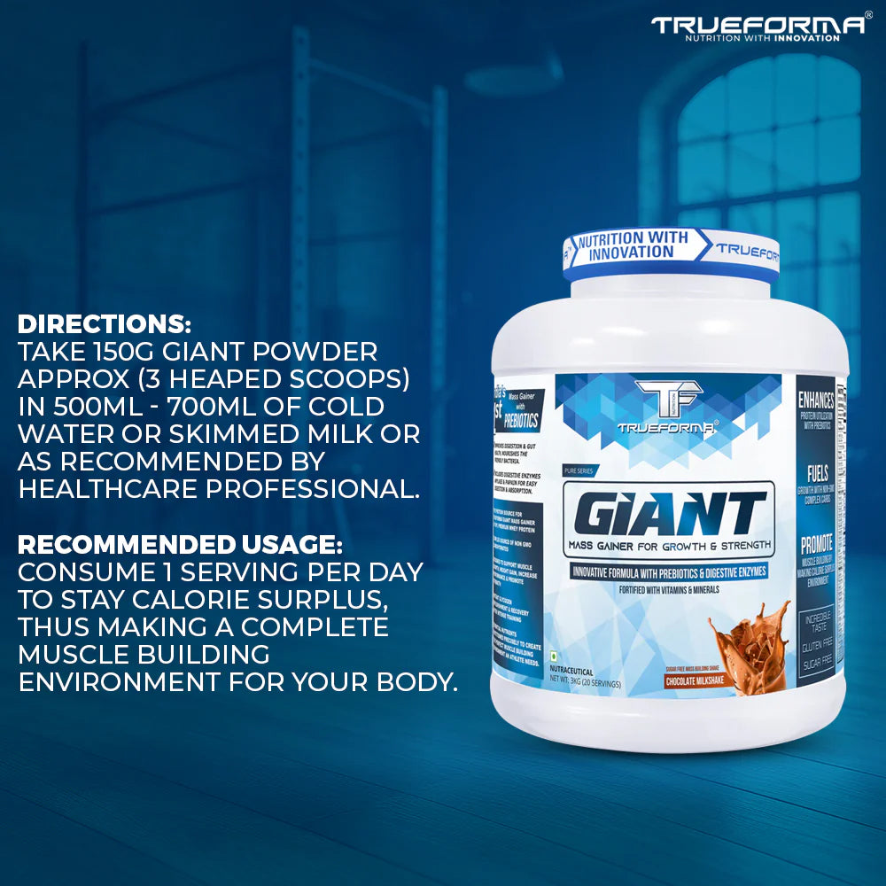 Trueforma® Giant Mass Gainer For Growth & Strength