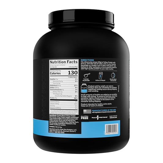 Rule1 Whey Protein – 65 Servings