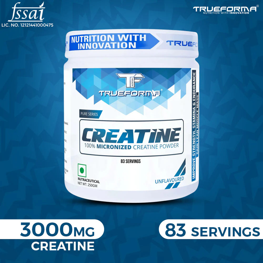 Trueforma® Creatine Powder – 100% Micronized Creatine Monohydrate