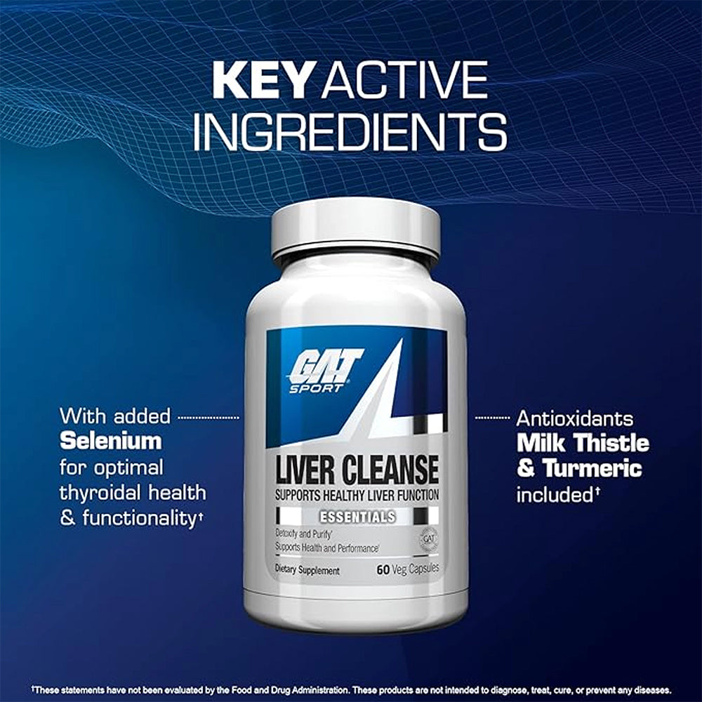 Gat Sports Liver Cleanse-60 Veg Capsules