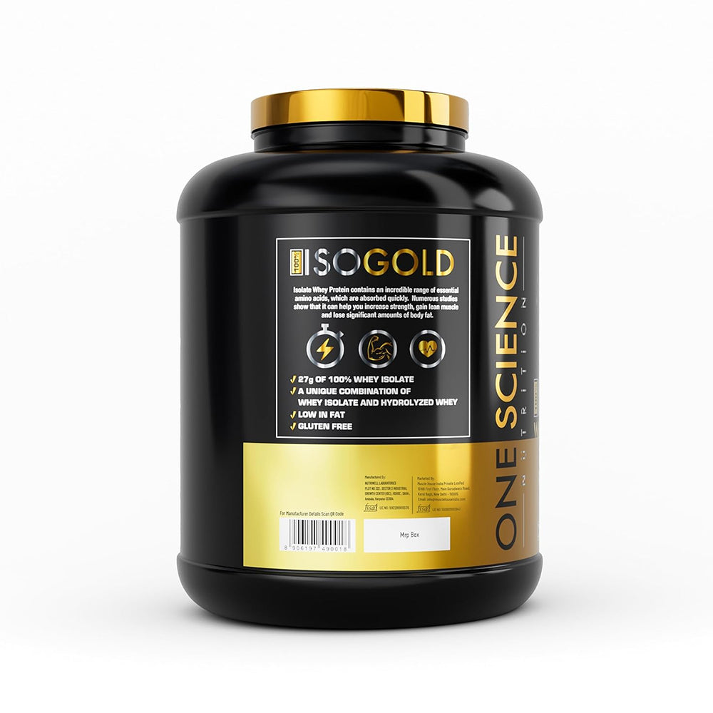 One Science Nutrition 100% ISO Gold Whey Protein