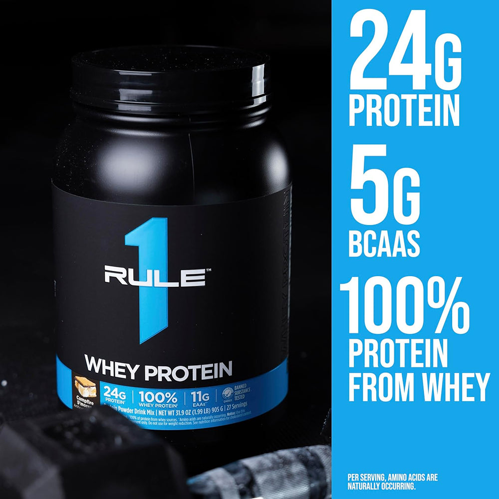 Rule1 Whey Protein – 65 Servings