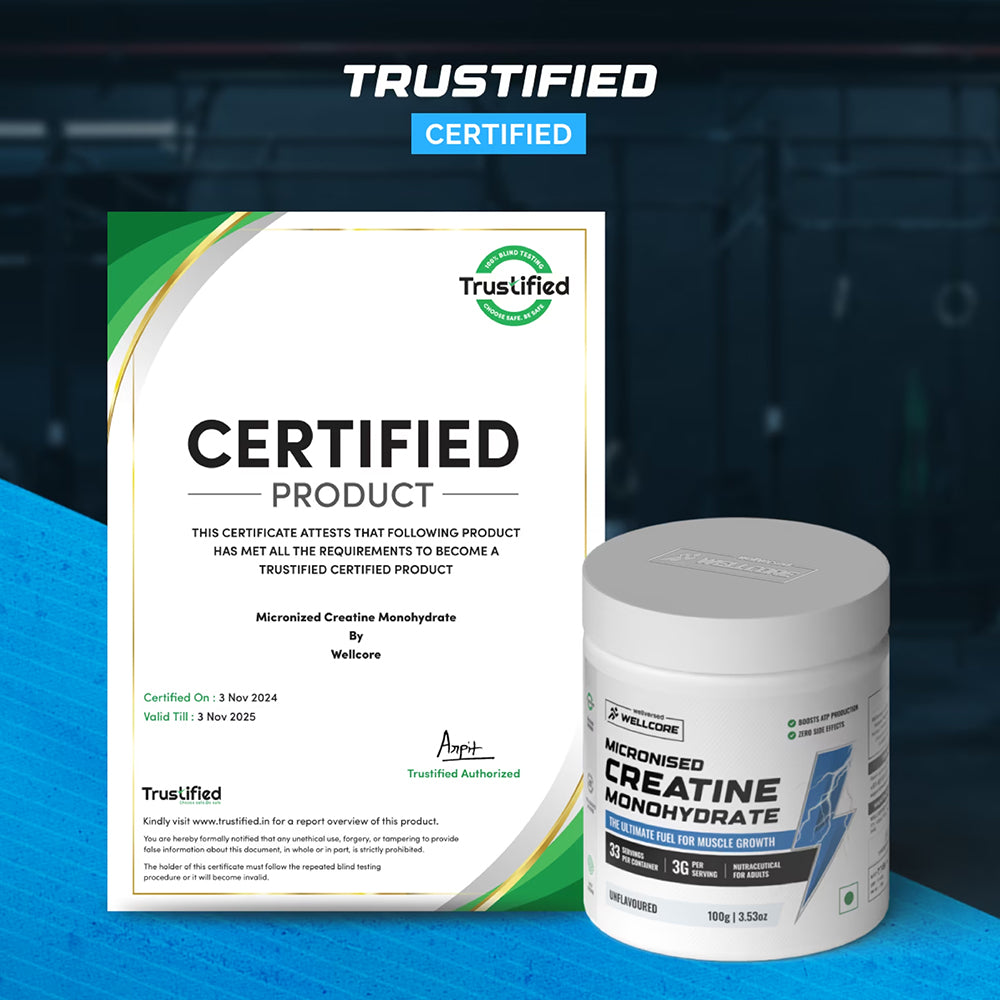 WELLCORE MICRONISED CREATINE MONOHYDRATED- UNFLAVOURED