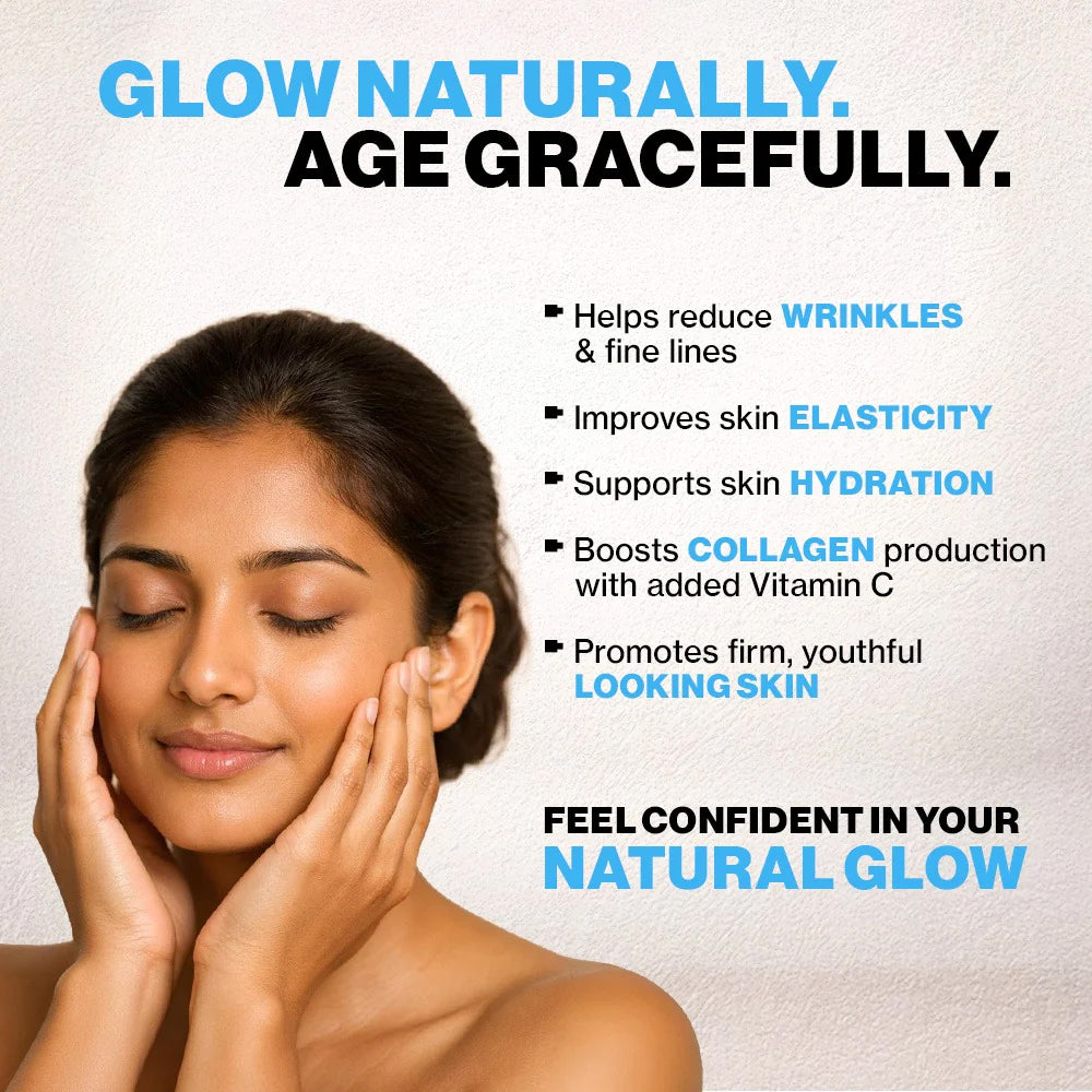 Trueforma Marine Collagen Powder | Type I & III | Skin Glow, Hair, Joints & Anti-Aging Support (250g / 25 Servings)