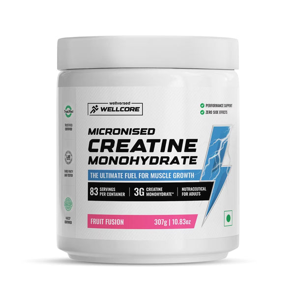 WELLCORE MICRONISED CREATINE MONOHYDRATED (Fruit Fusion)
