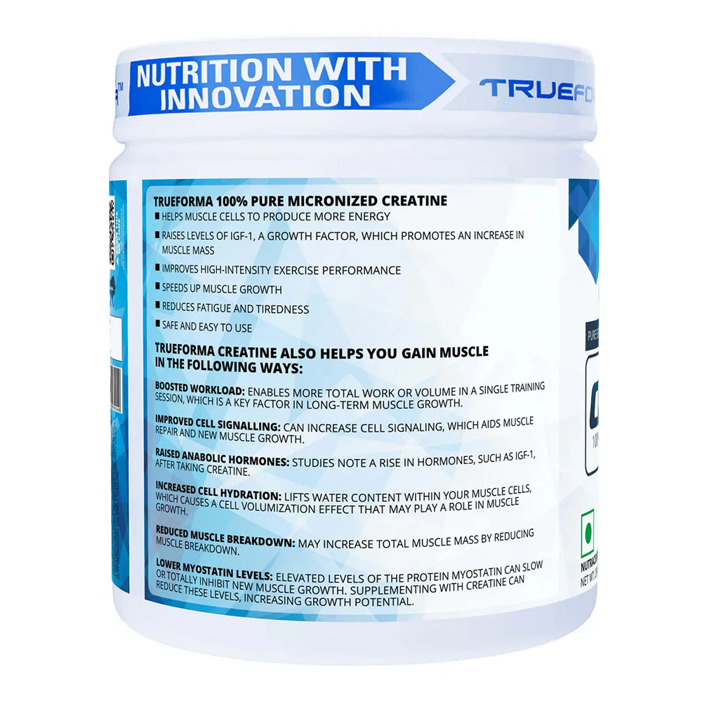 Trueforma® Creatine Powder – 100% Micronized Creatine Monohydrate – TFN ...