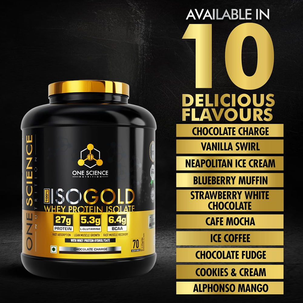 One Science Nutrition 100% ISO Gold Whey Protein