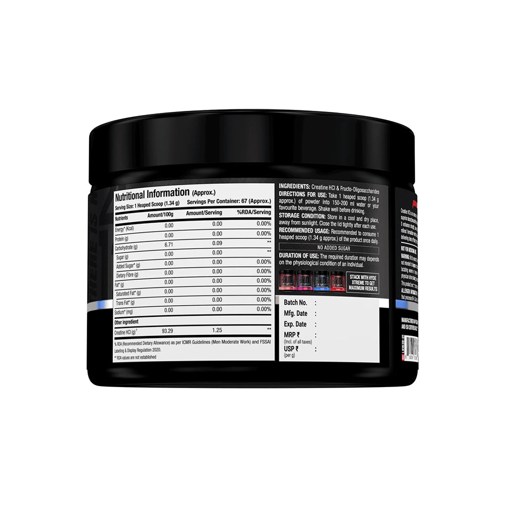 Prosupps Creatine HCL – 72 SERVINGS