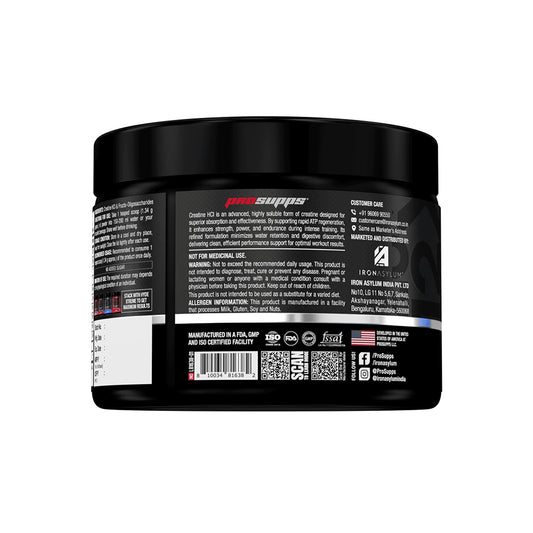 Prosupps Creatine HCL – 72 SERVINGS