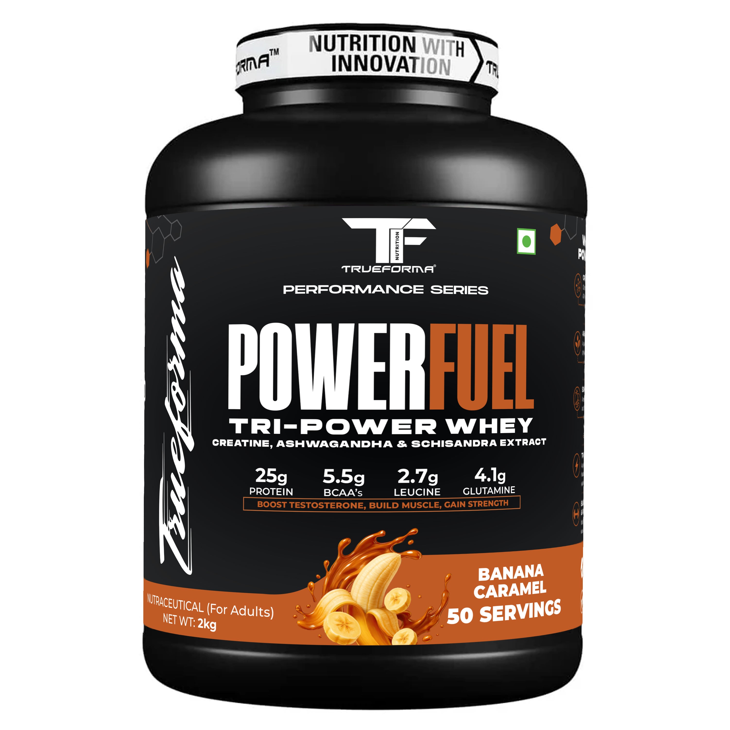Trueforma® Power Fuel – Whey Protein With Creatine, Ashwagandha & Schisandra Extract