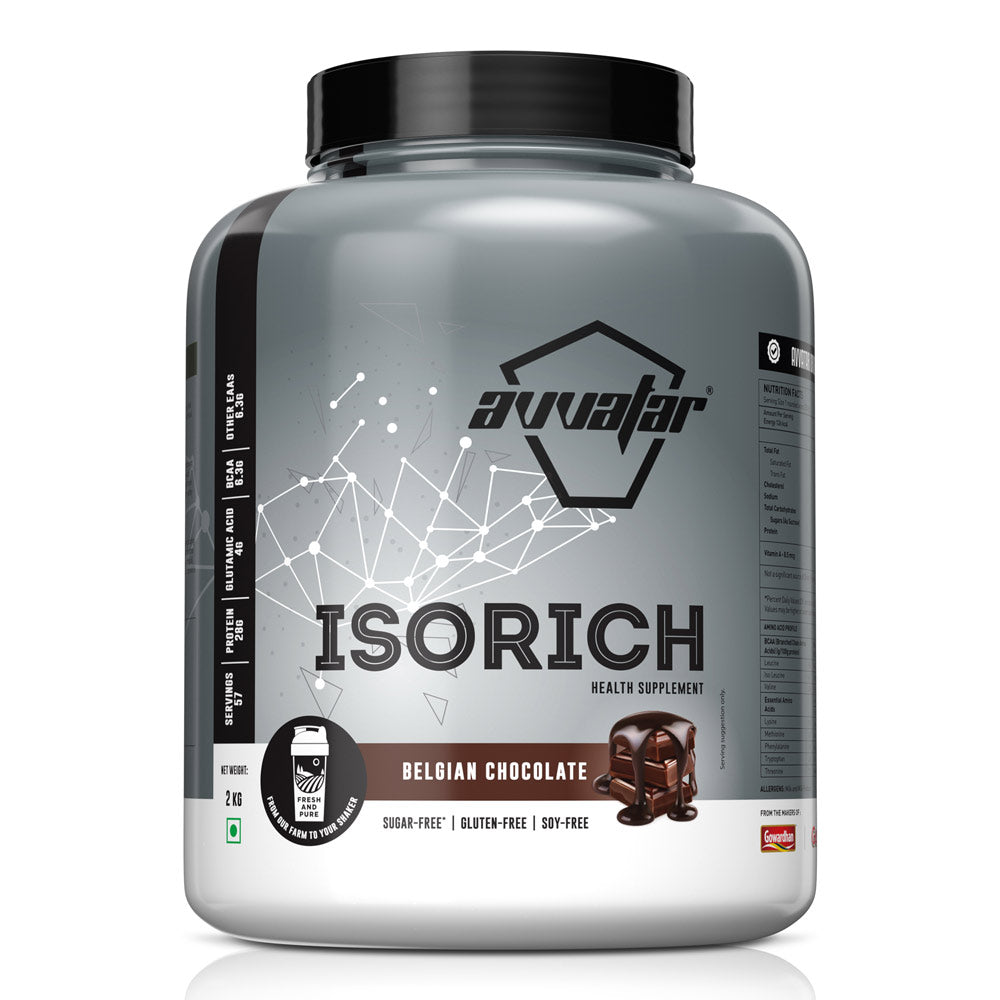 Avvatar Isorich Whey Protein Isolate | High Protein Lean Muscle & Fast Recovery Supplement