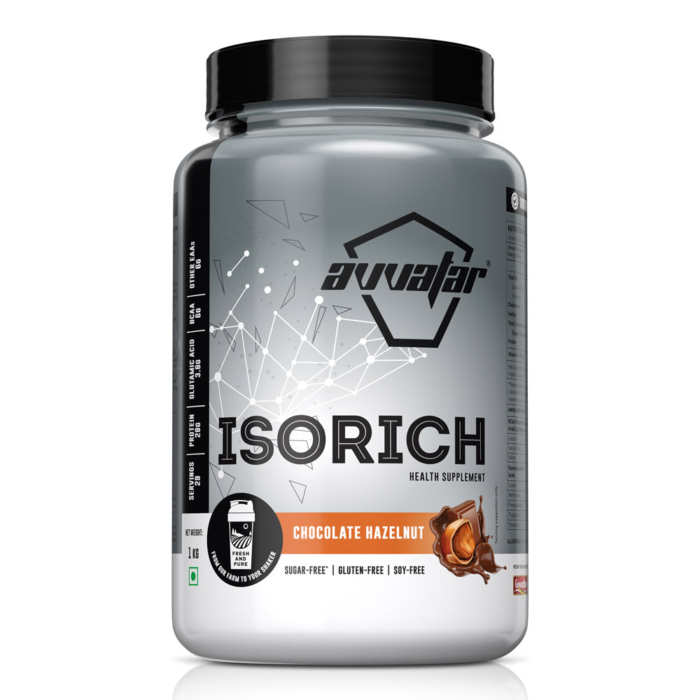 Avvatar Isorich Whey Protein Isolate | High Protein Lean Muscle & Fast Recovery Supplement