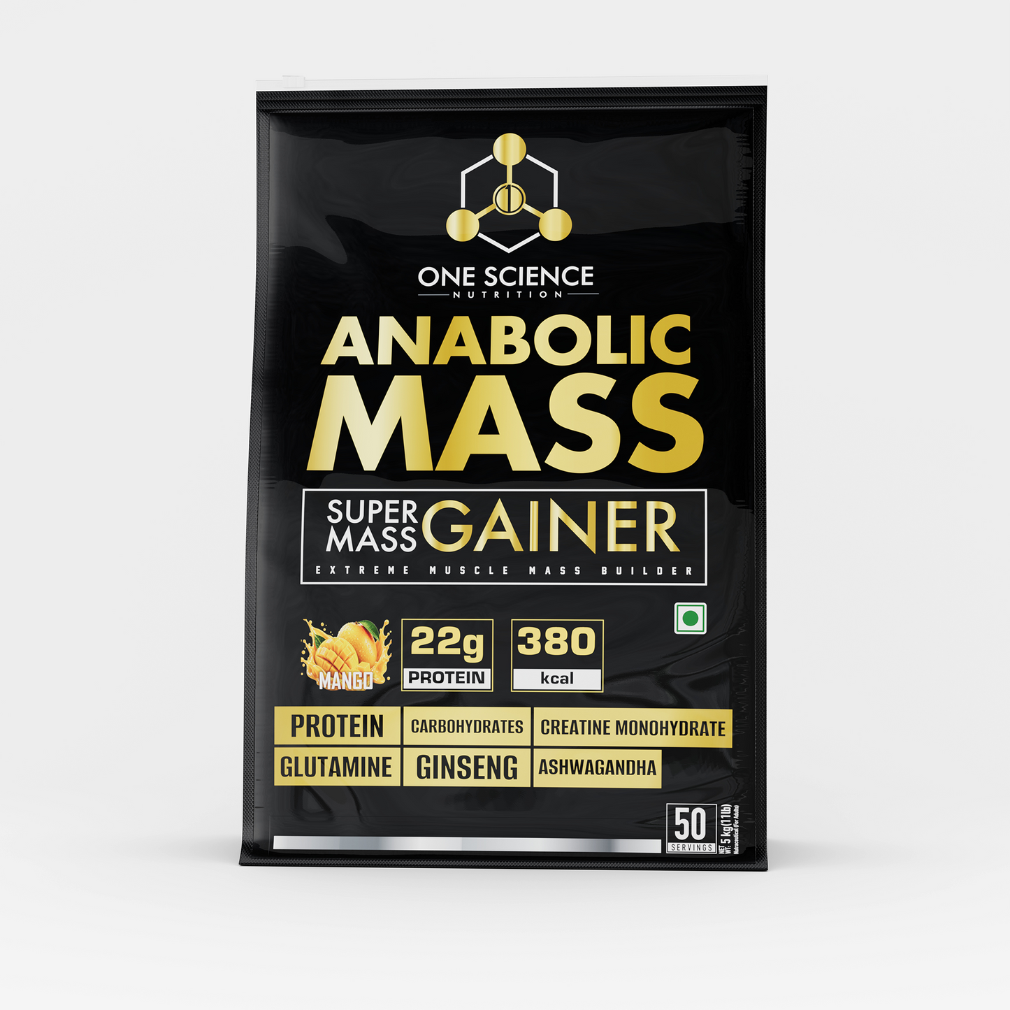One Science Anabolic Mass – Super Mass Gainer (25/50 Servings)