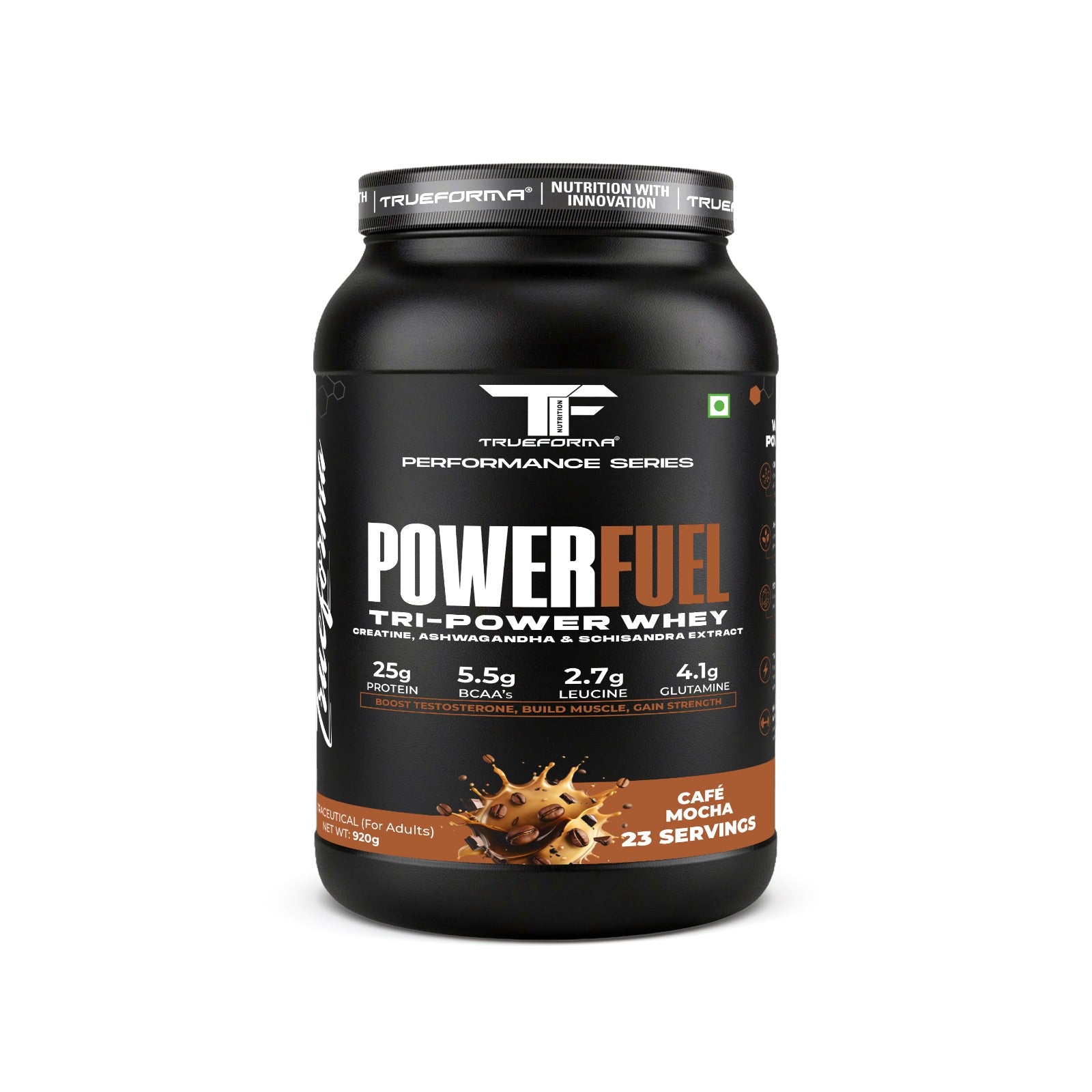 Trueforma® Power Fuel – Whey Protein With Creatine, Ashwagandha & Schisandra Extract