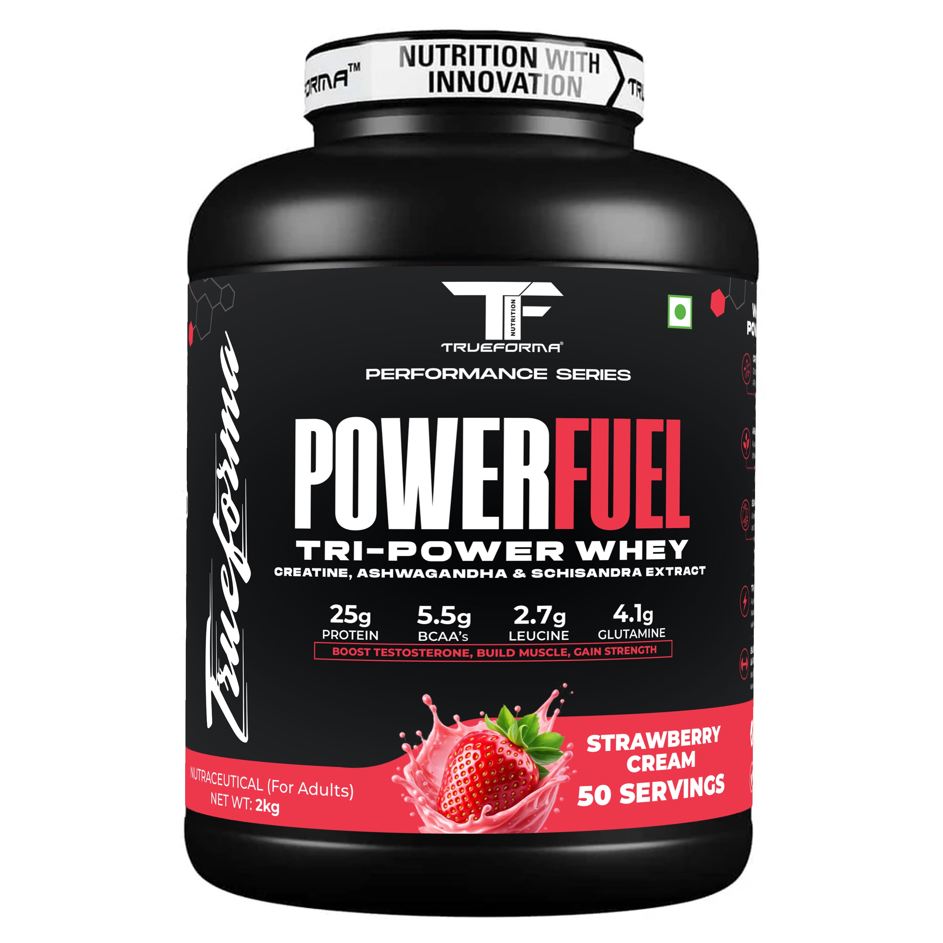 Trueforma® Power Fuel – Whey Protein With Creatine, Ashwagandha & Schisandra Extract
