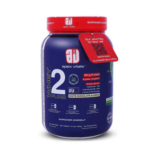 Apex Vitals Whey 2 Pure (Isolate) Grass-fed Whey made in EU