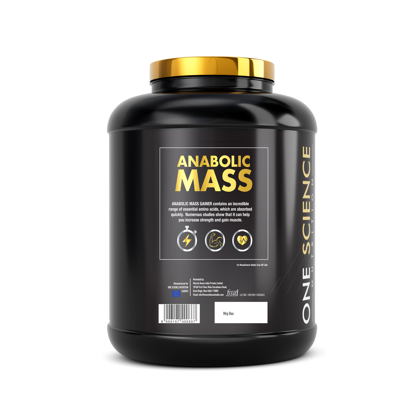 One Science Anabolic Mass – Super Mass Gainer (25/50 Servings)