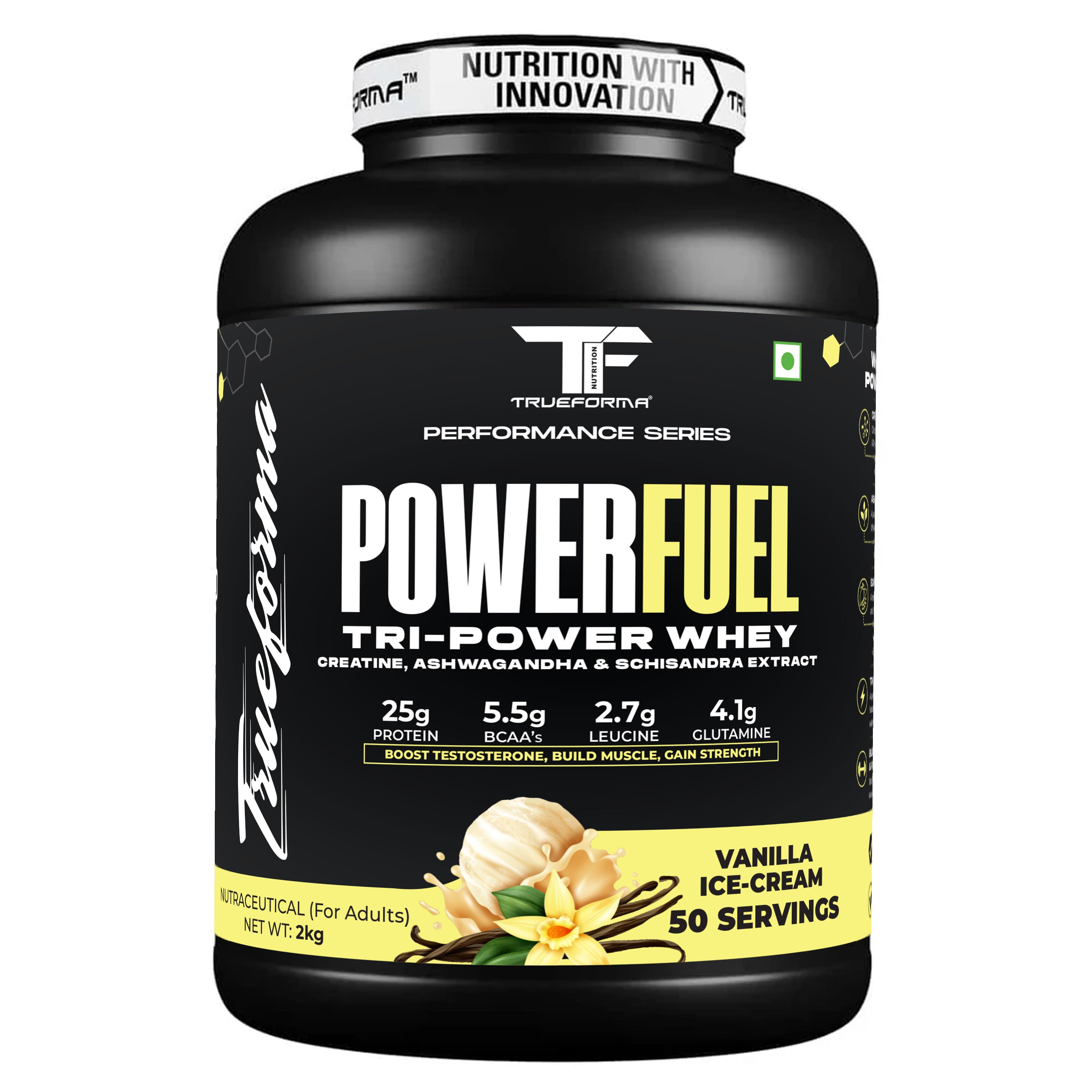 Trueforma® Power Fuel – Whey Protein With Creatine, Ashwagandha & Schisandra Extract