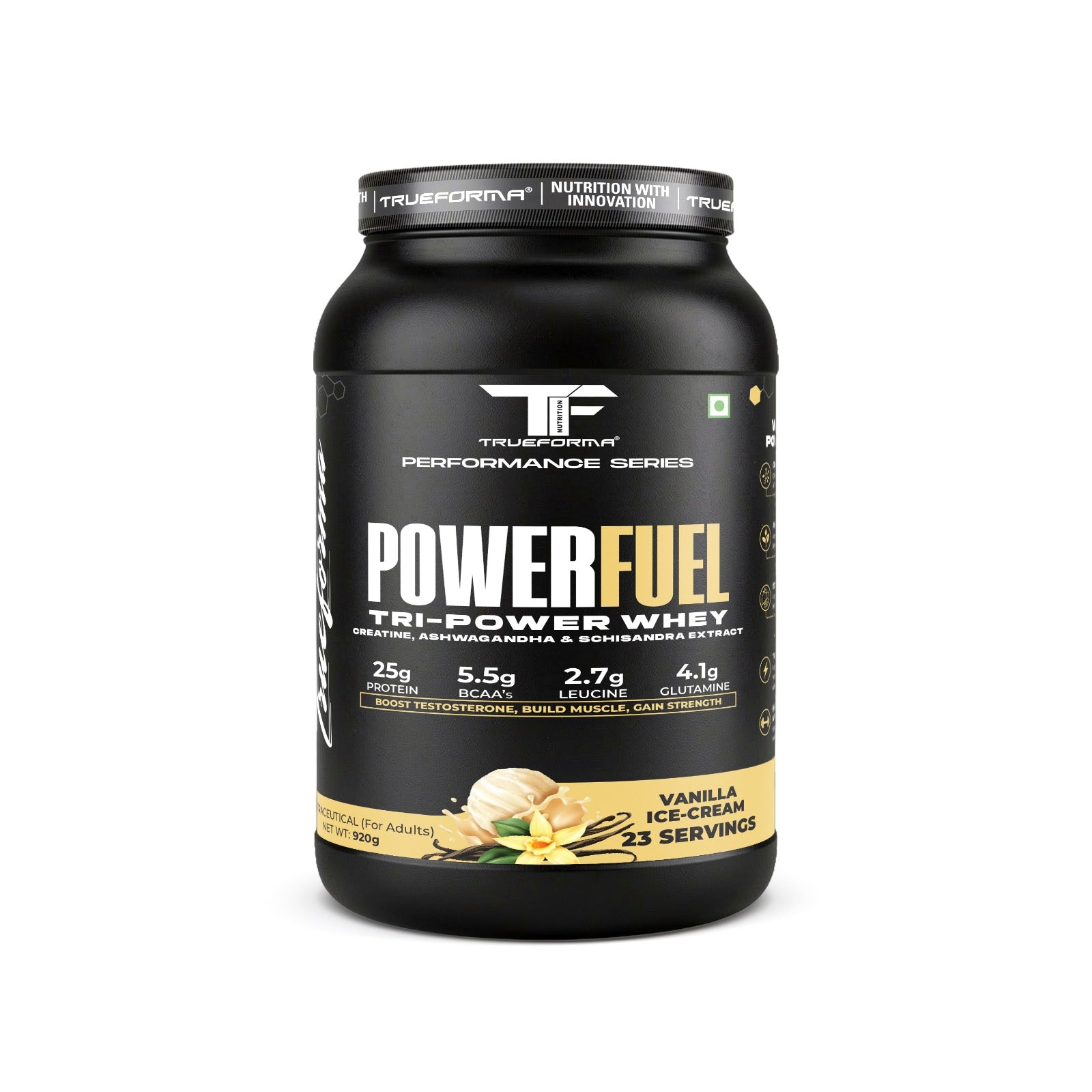 Trueforma® Power Fuel – Whey Protein With Creatine, Ashwagandha & Schisandra Extract