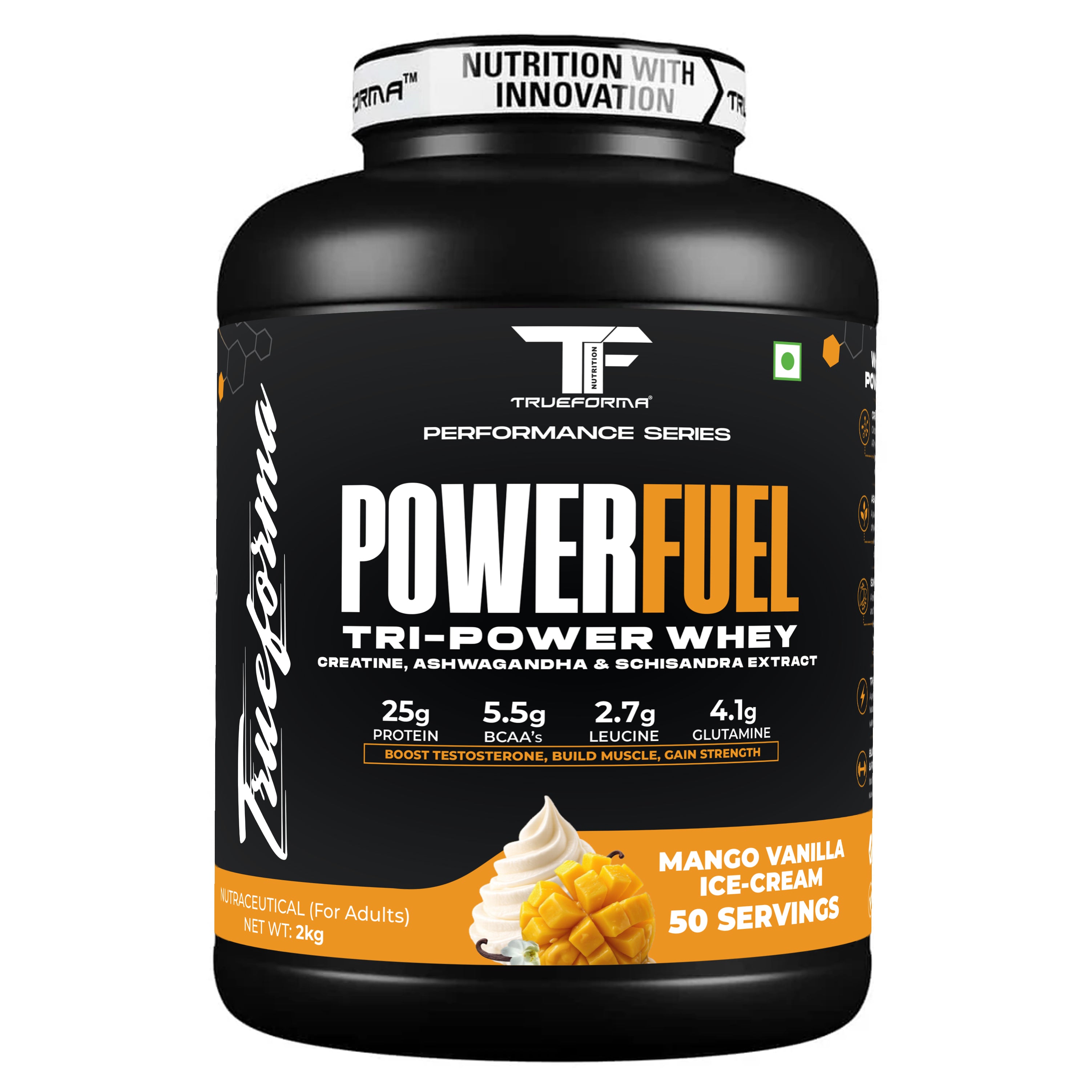 Trueforma® Power Fuel – Whey Protein With Creatine, Ashwagandha & Schisandra Extract