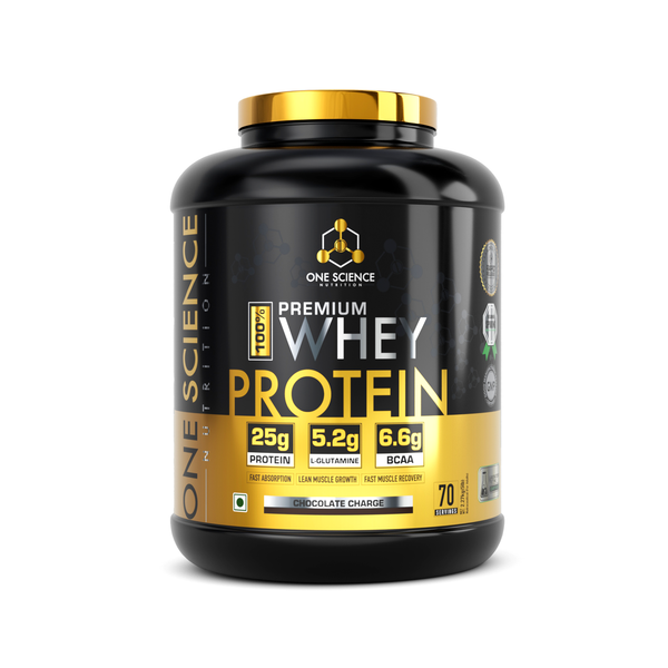 One Science Nutrition Premium Whey Protein Combo | 25g Protein/Scoop, BCAA, Glutamine | Lean Muscle Gain & Faster Recovery | Free 150g Creatine