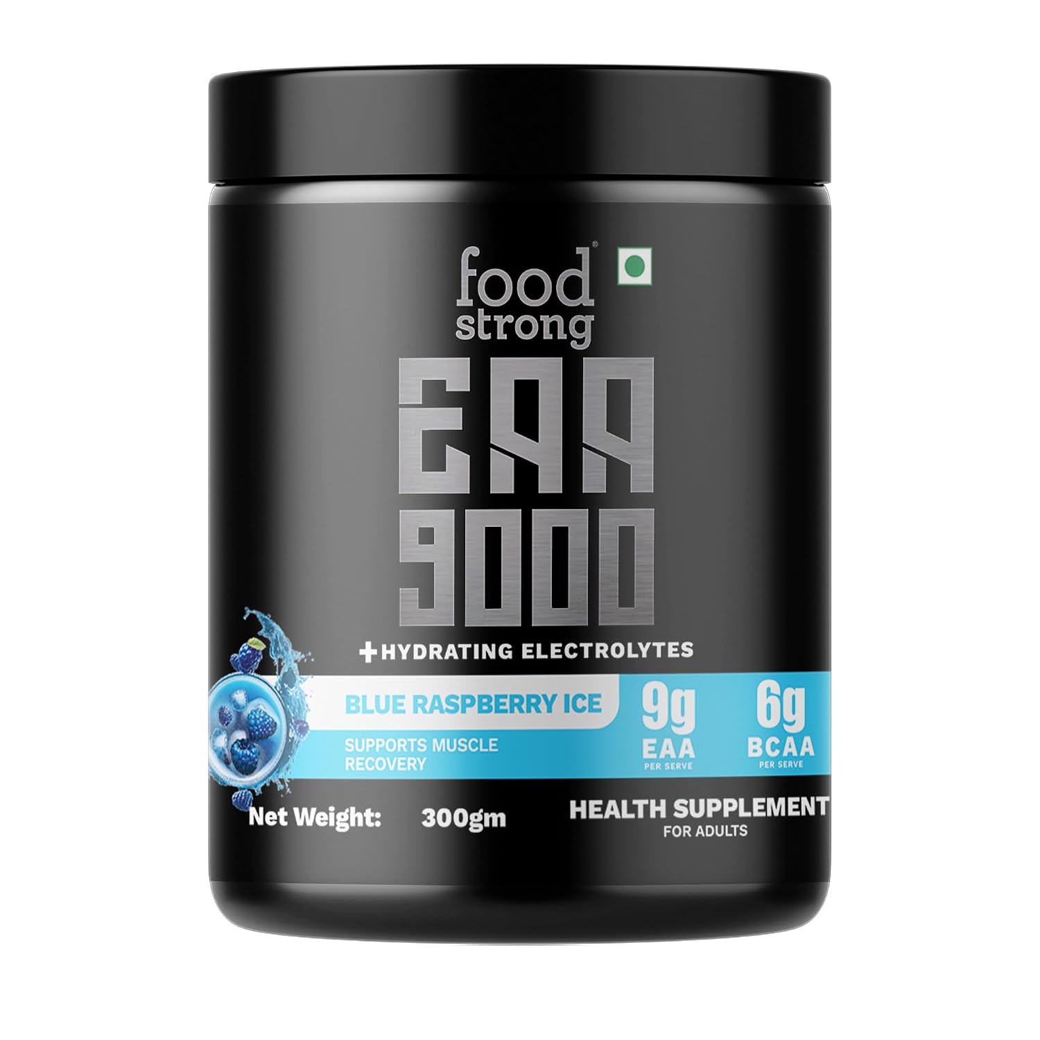 Foodstrong EAA 9000 with Hydrating Electrolytes | 300gm | 25 Servings