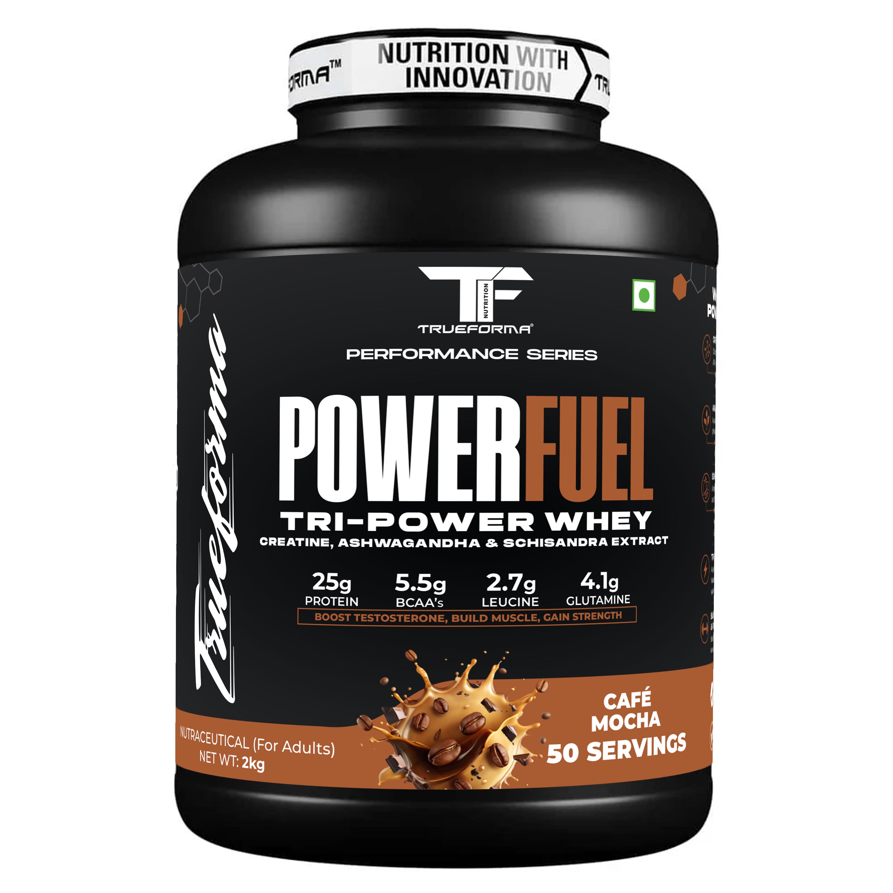 Trueforma® Power Fuel – Whey Protein With Creatine, Ashwagandha & Schisandra Extract