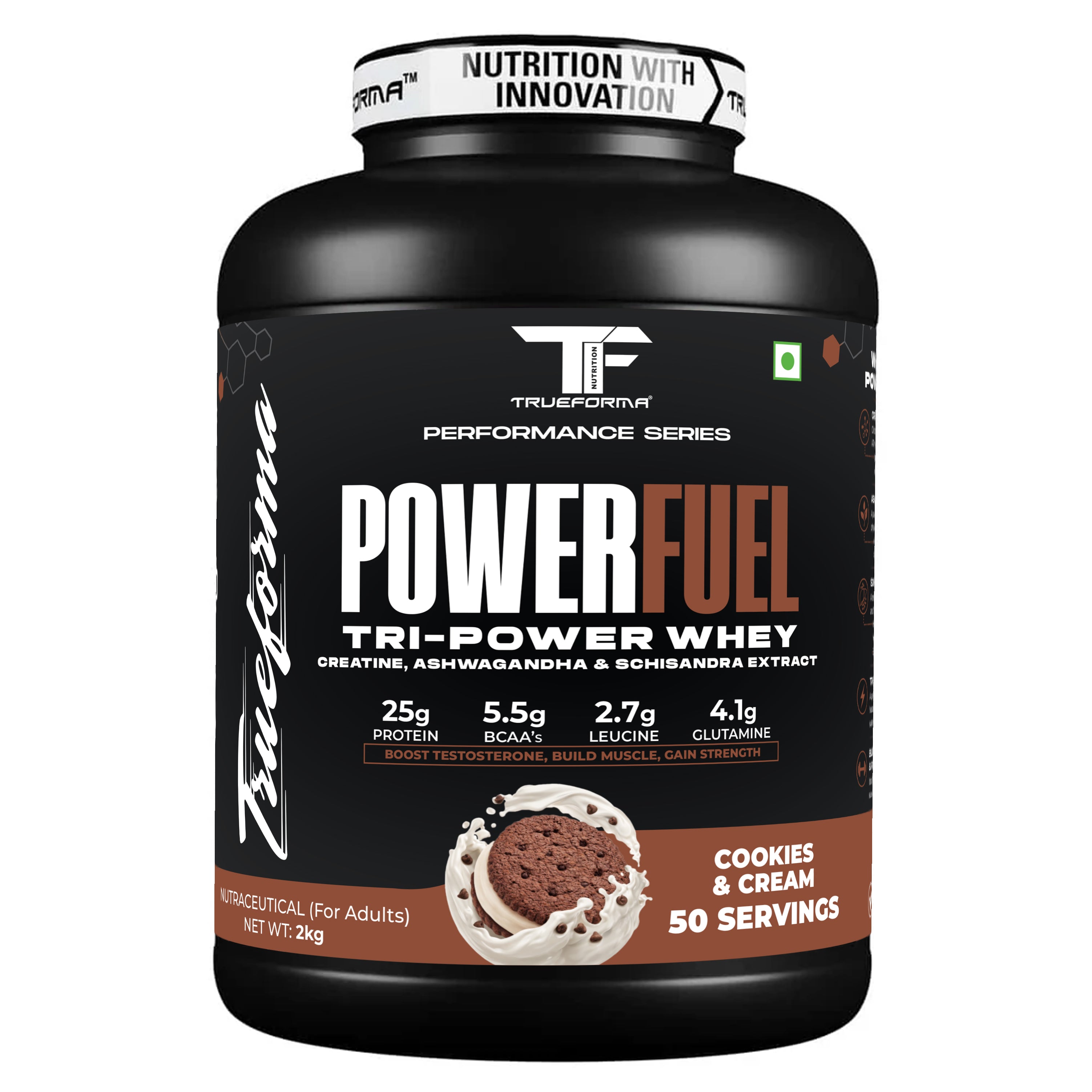 Trueforma® Power Fuel – Whey Protein With Creatine, Ashwagandha & Schisandra Extract