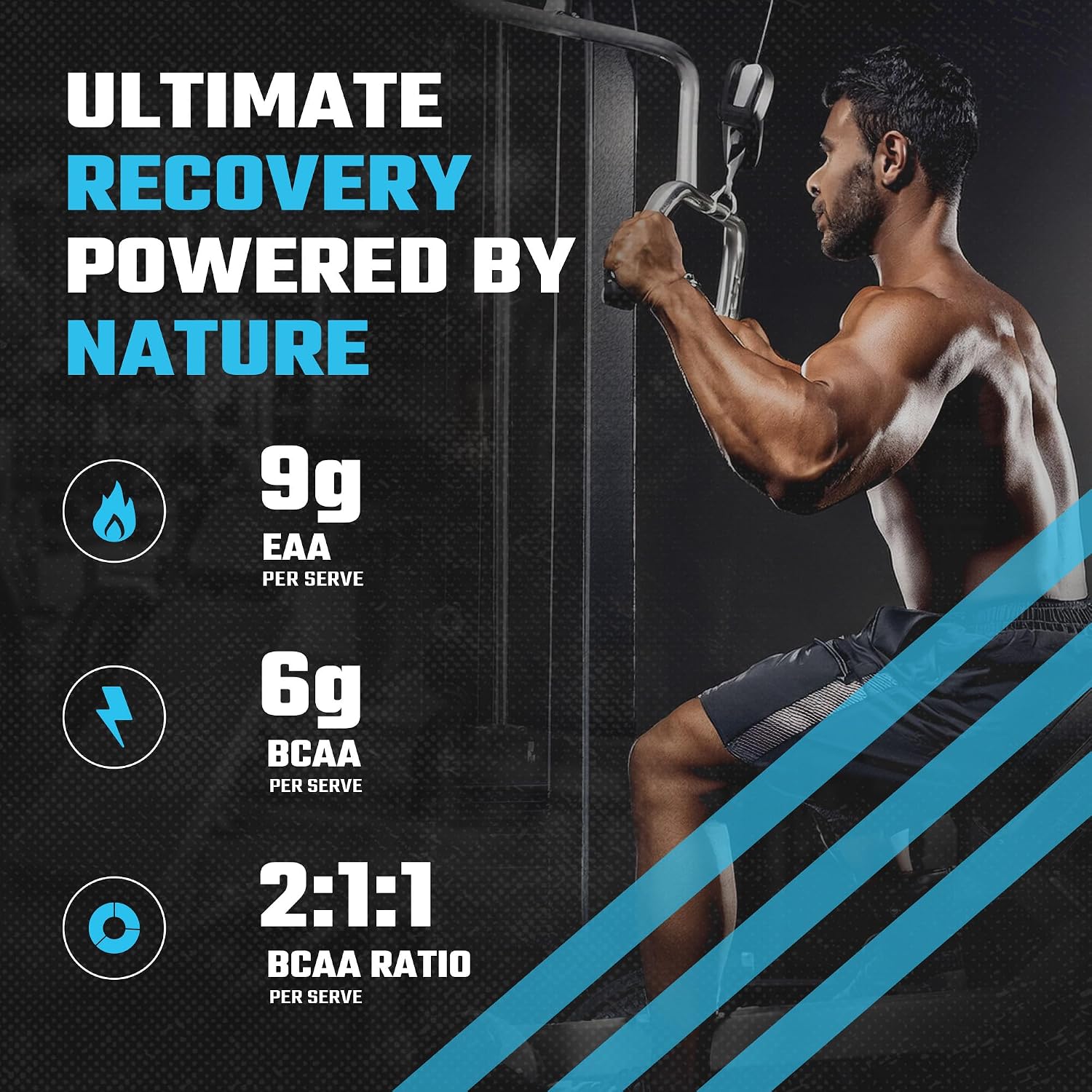 Foodstrong EAA 9000 with Hydrating Electrolytes | 300gm | 25 Servings