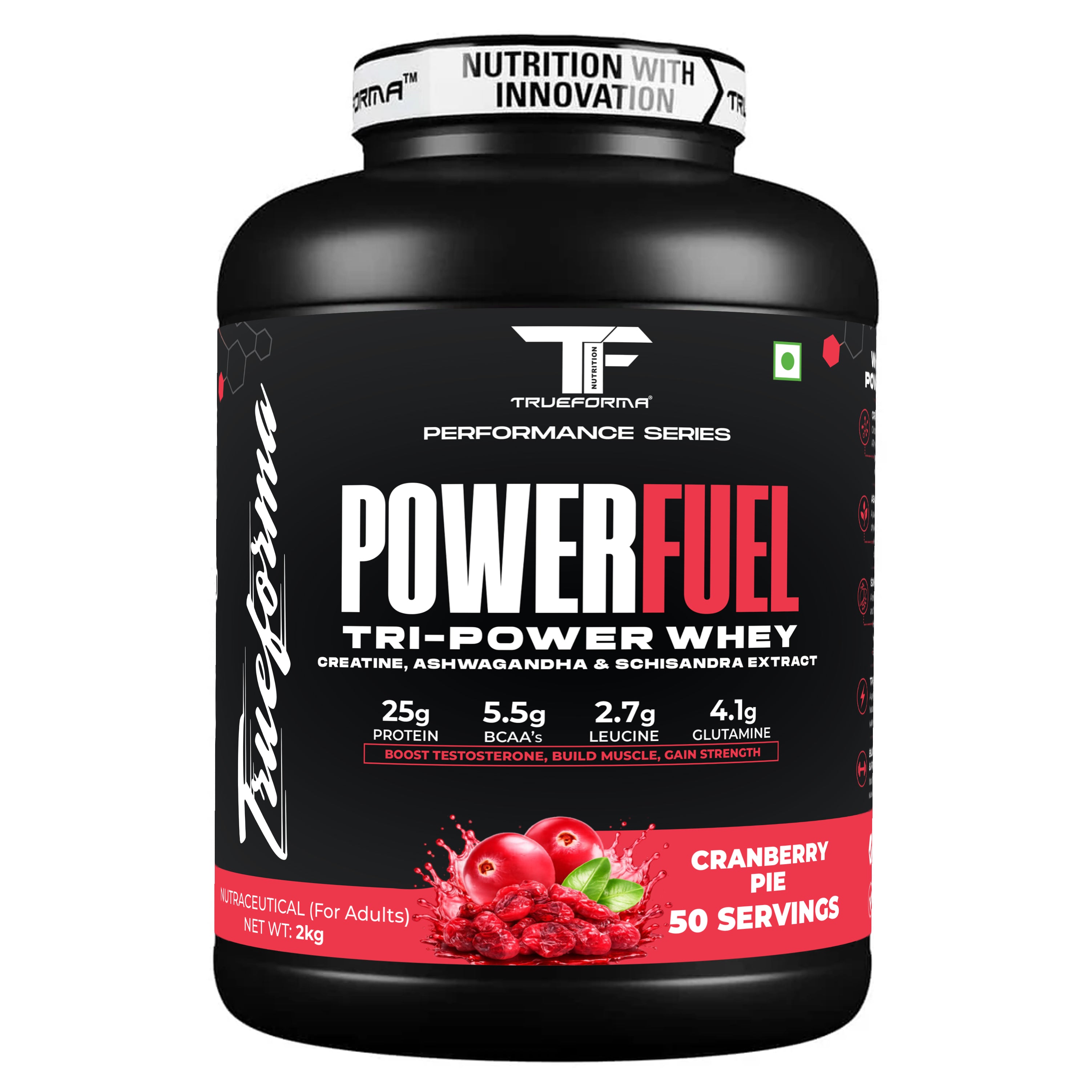 Trueforma® Power Fuel – Whey Protein With Creatine, Ashwagandha & Schisandra Extract