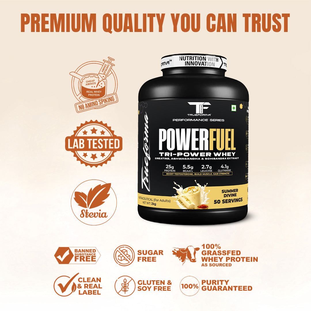 Trueforma® Power Fuel – Whey Protein With Creatine, Ashwagandha & Schisandra Extract