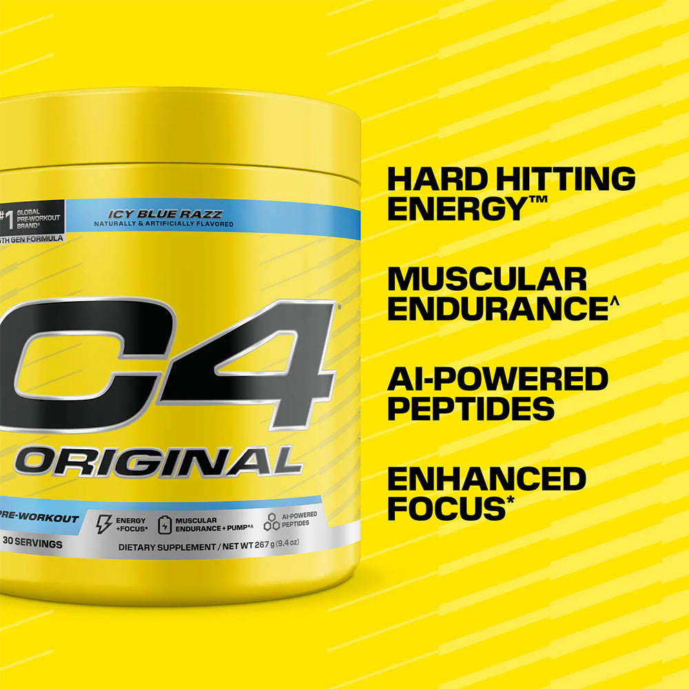 Cellucor C4 Original Pre Workout Powder- Energy, Focus & Endurance | 30 Servings