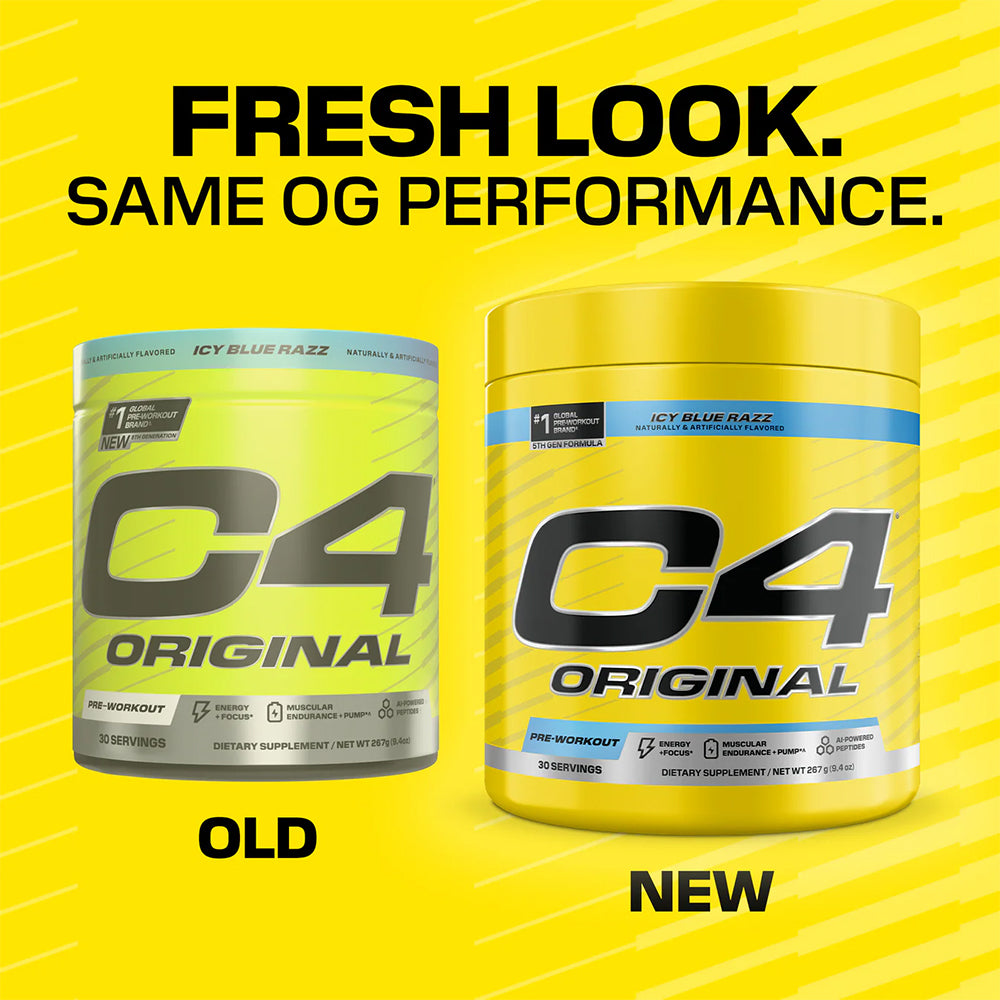 Cellucor C4 Original Pre Workout Powder- Energy, Focus & Endurance | 30 Servings