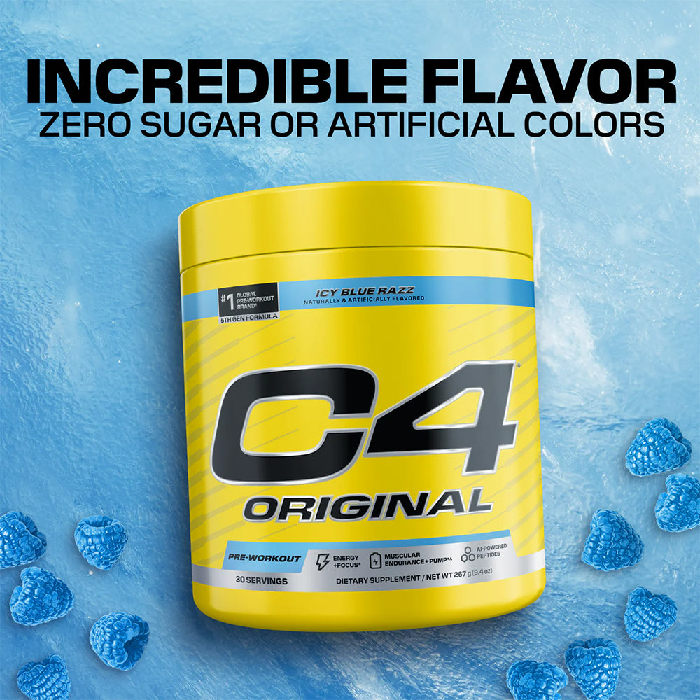 Cellucor C4 Original Pre Workout Powder- Energy, Focus & Endurance | 30 Servings