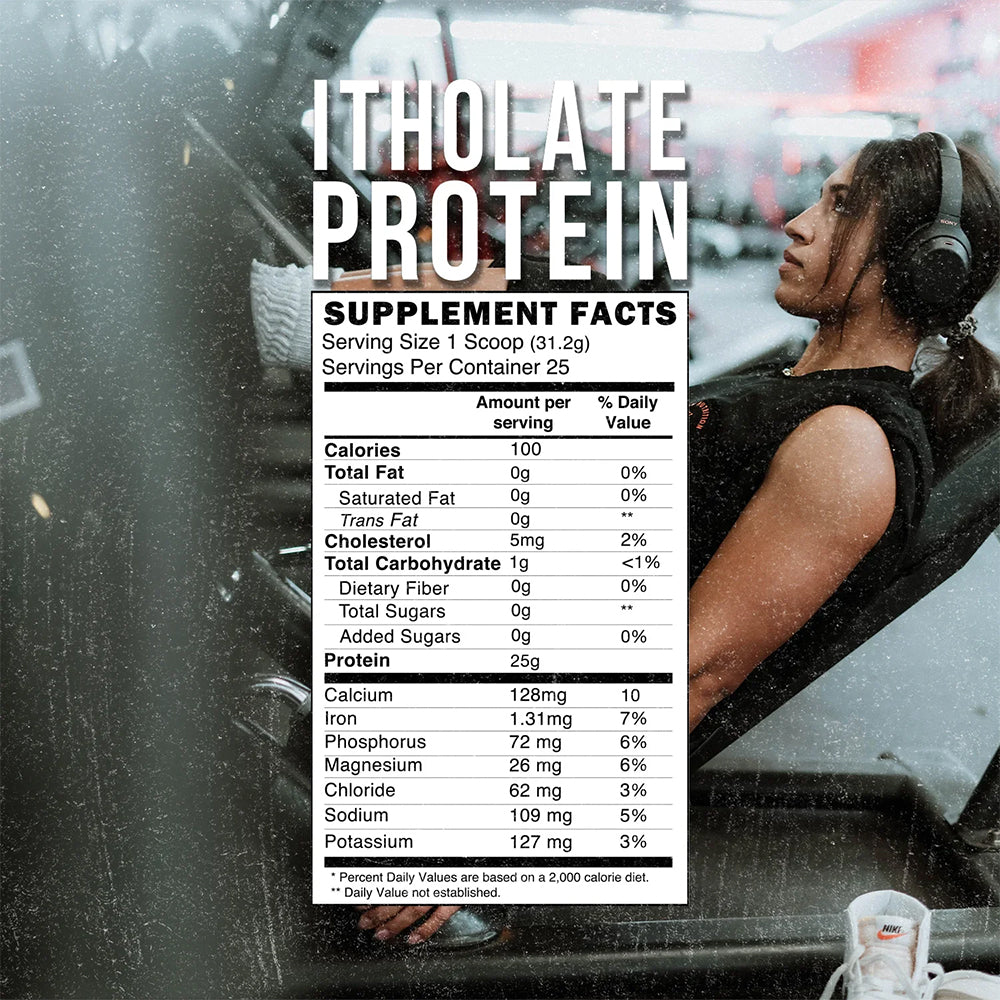 RAW Itholate Protein – 25g Lean Whey Isolate for Muscle Growth & Recovery