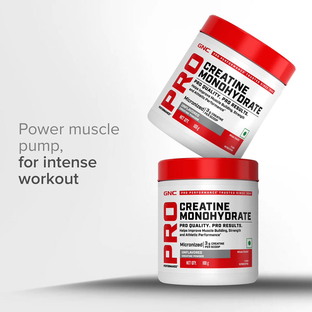 GNC Pro Performance Creatine Monohydrate | 3g Creatine Per Scoop | Strength & Muscle Power