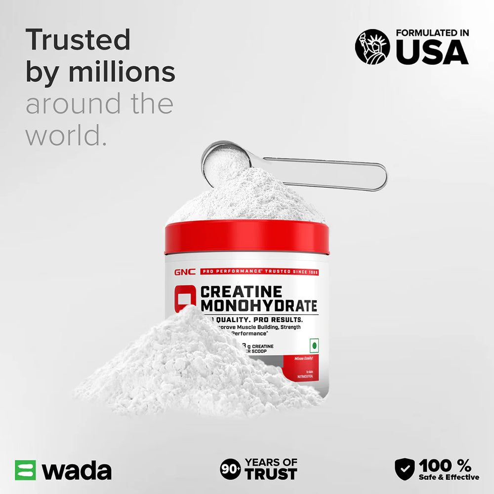 GNC Pro Performance Creatine Monohydrate | 3g Creatine Per Scoop | Strength & Muscle Power
