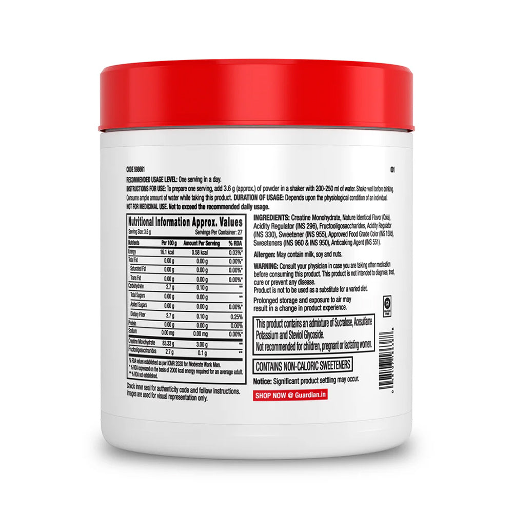 GNC Pro Performance Creatine Monohydrate | 3g Creatine Per Scoop | Strength & Muscle Power