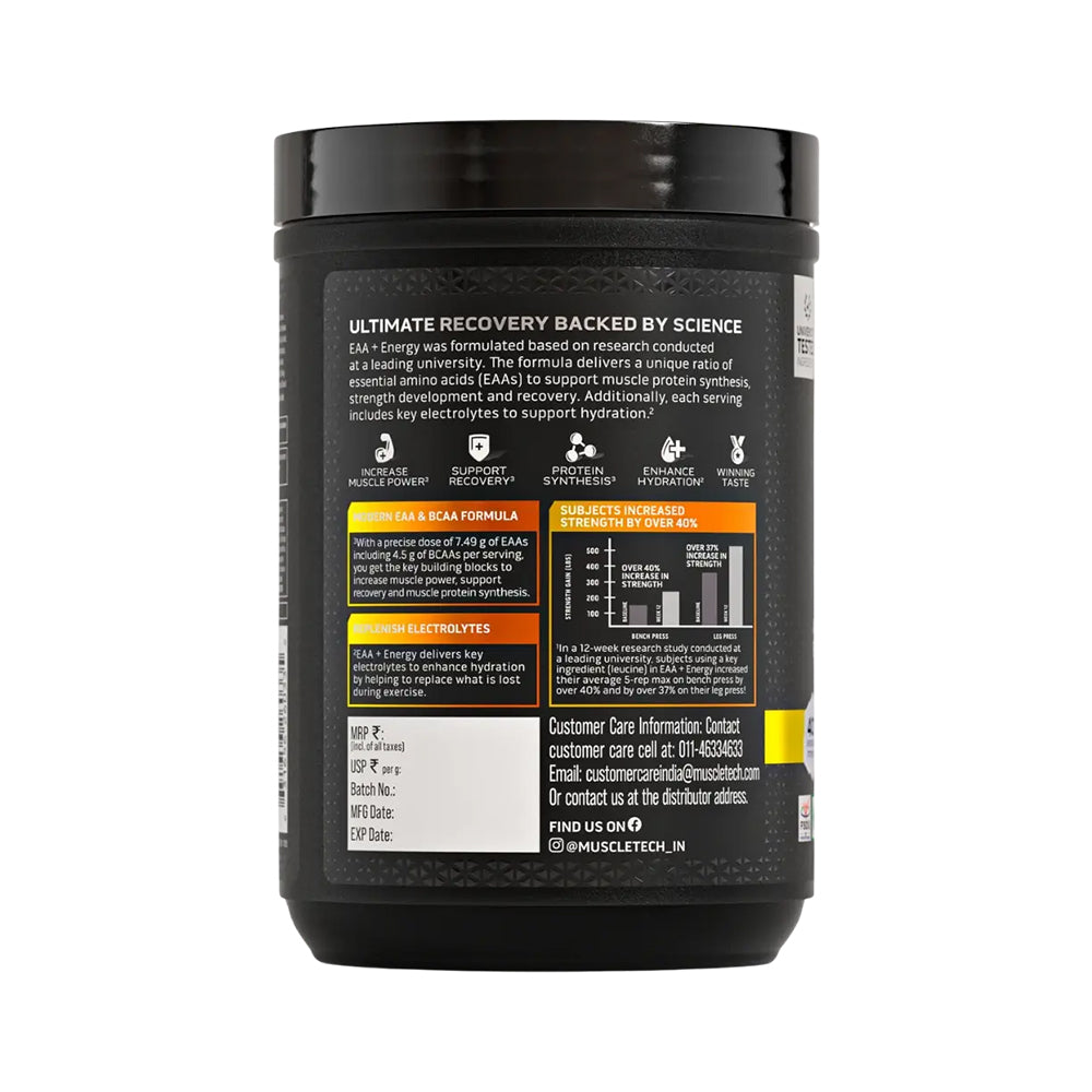 MuscleTech EAA + Energy -396gm
