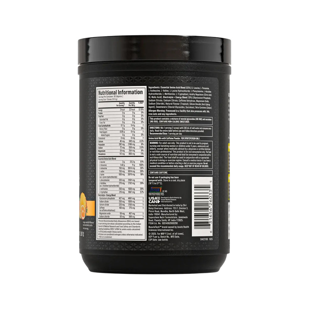 MuscleTech EAA + Energy -396gm