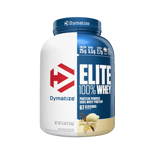 Dymatize Elite 100% Whey Protein | 25g Protein, 5.5g BCAAs, Fast Absorption | Muscle Growth & Recovery (2.3kg / 5lb)