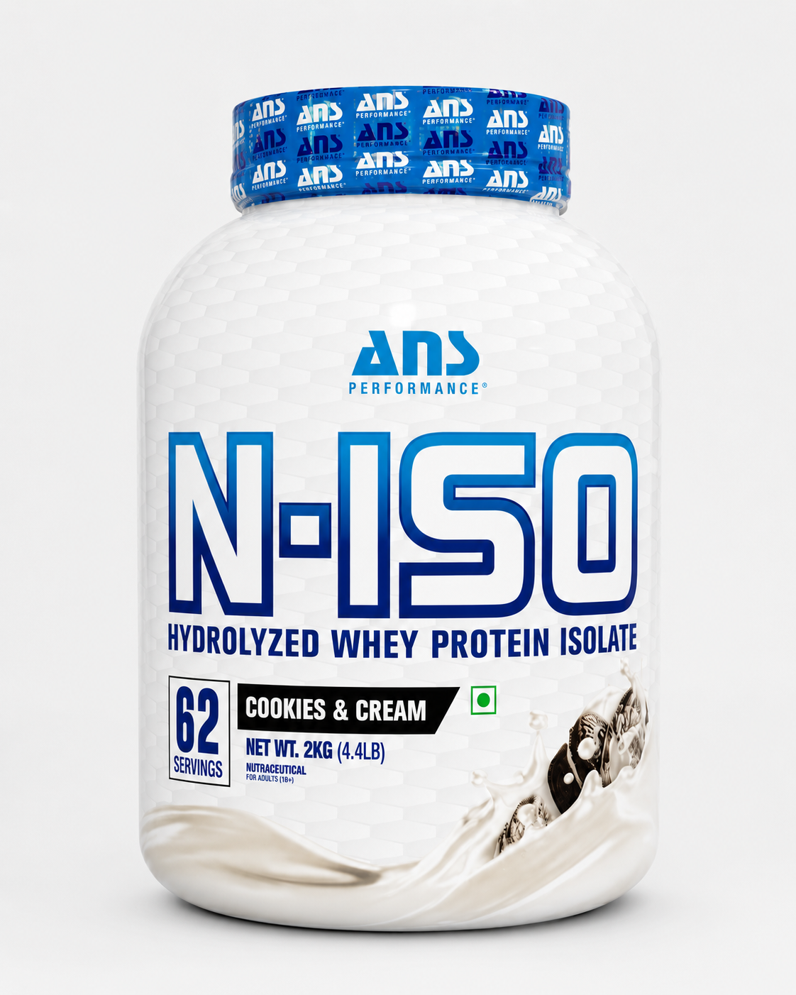 ANS N-ISO Hydrolyzed Whey Protein Isolate | 25g Protein | Fast Absorption Lean Muscle Formula