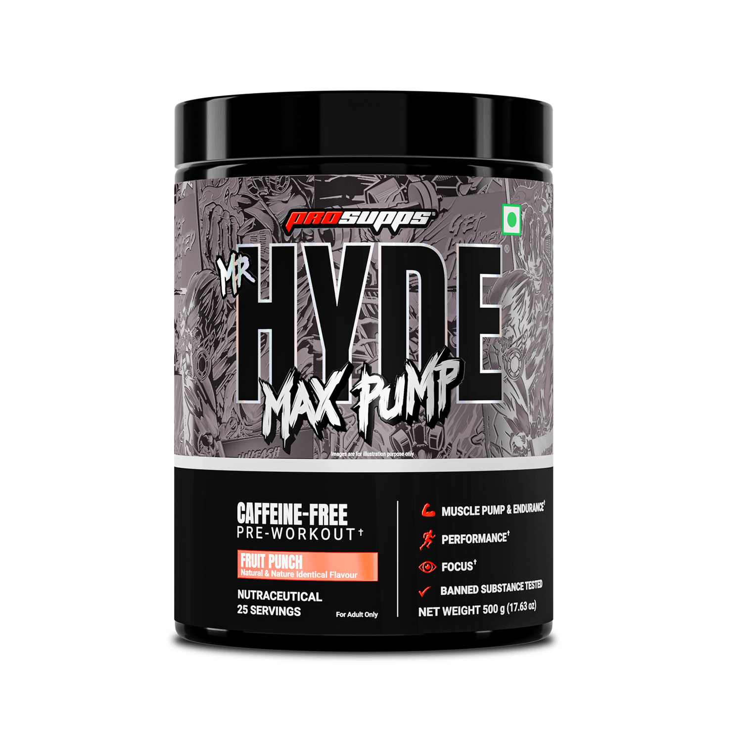 ProSupps Mr. HYDE Max Pump – Stim-Free Pre-Workout