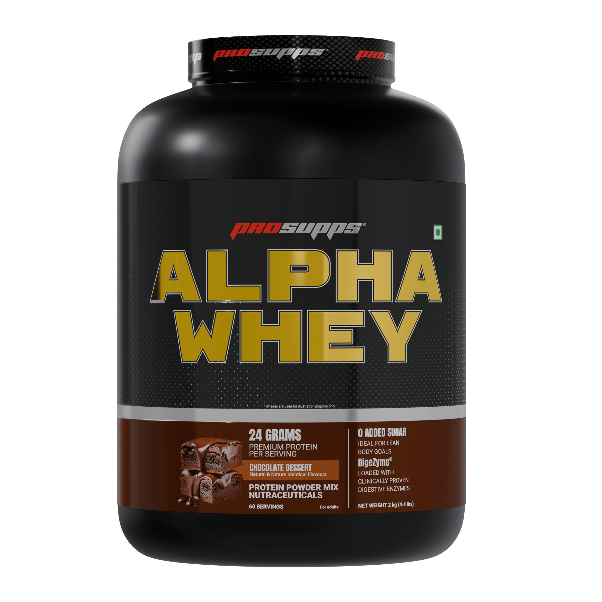 Prosupps Alpha Whey Protein Powder 2kg | Muscle Growth & Recovery Support