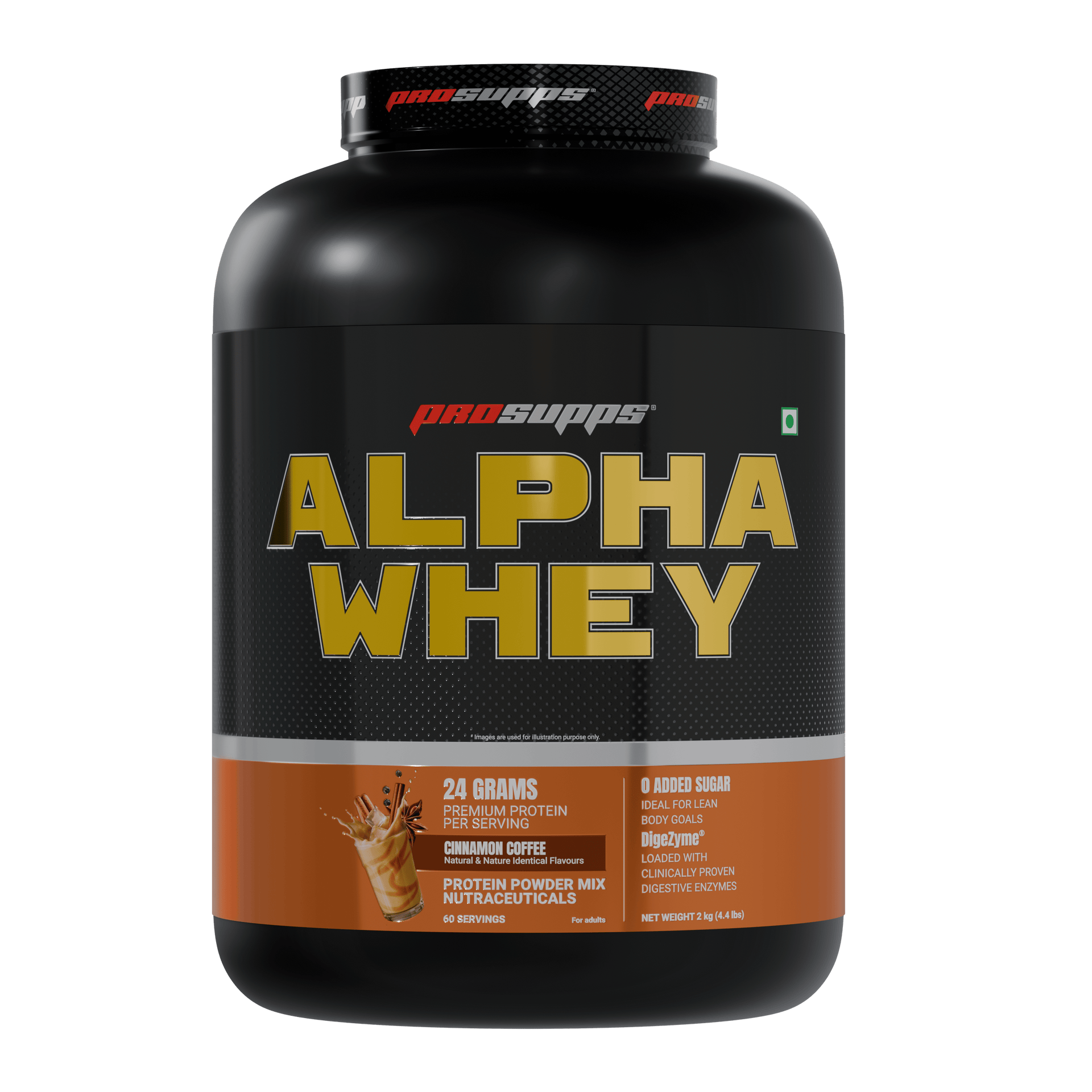 Prosupps Alpha Whey Protein Powder 2kg | Muscle Growth & Recovery Support
