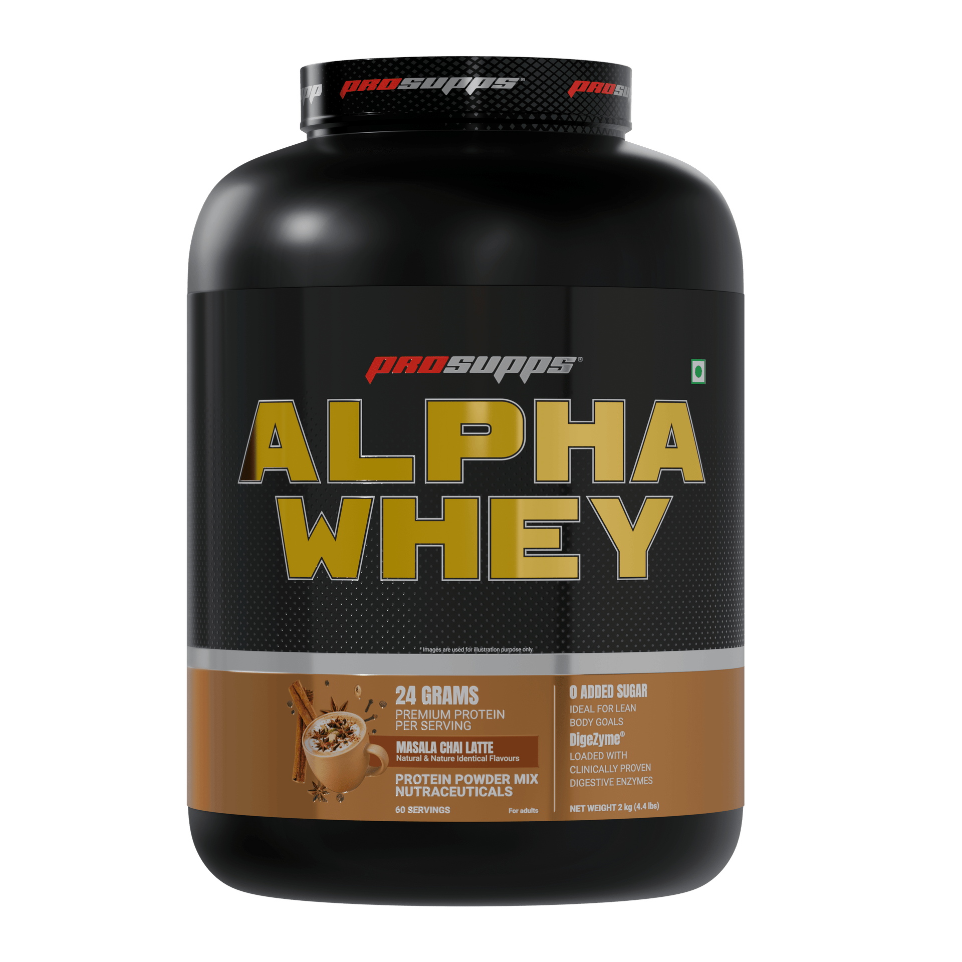 Prosupps Alpha Whey Protein Powder 2kg | Muscle Growth & Recovery Support
