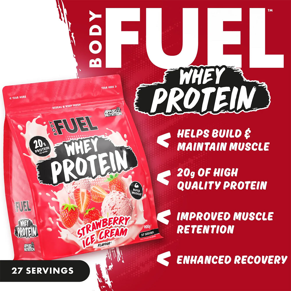 Body Fuel Whey Protein | High Protein Muscle Recovery Formula | 27 Servings