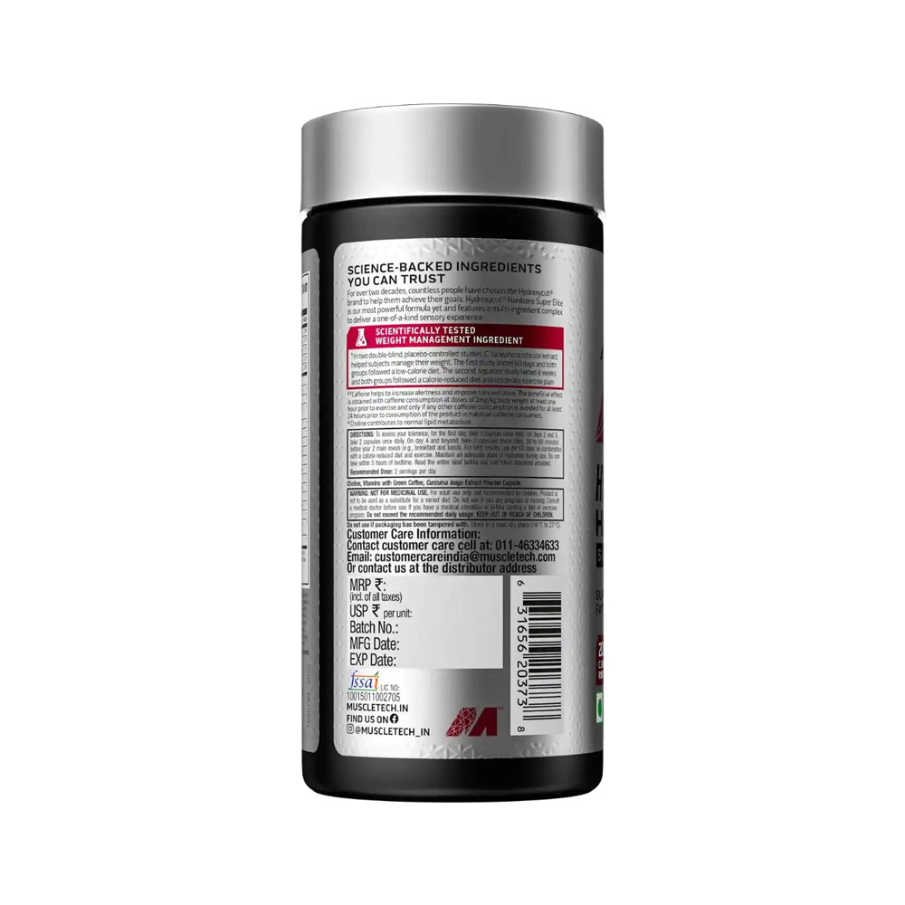 Hydroxycut Hardcore Fat Burner | Weight Loss & Energy Booster | Metabolism Support | Advanced Thermogenic Formula | 100 Capsules